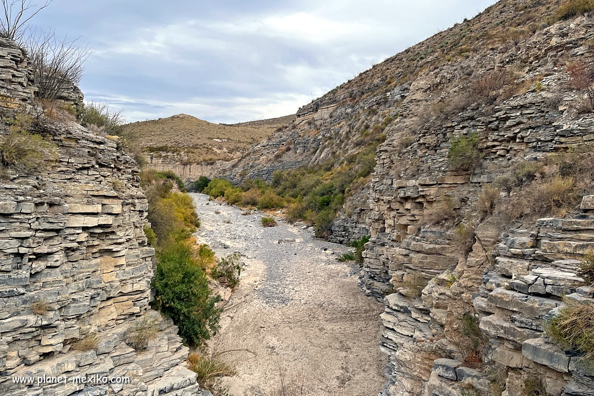 Wanderung durch die Schlucht Cañón de la Lima bei Parras
