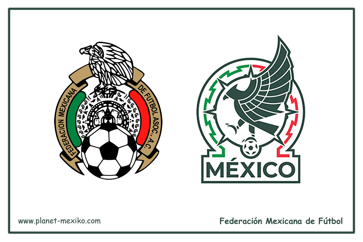 Wappen und Logo des mexikanischen Fussballverbands Federación Mexicana de Fútbol