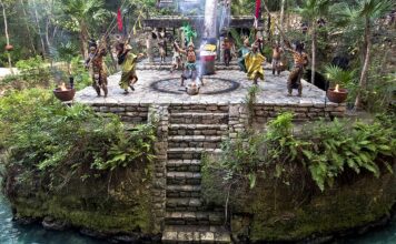 Maya Tanz Show im Erlebnispark Xcaret