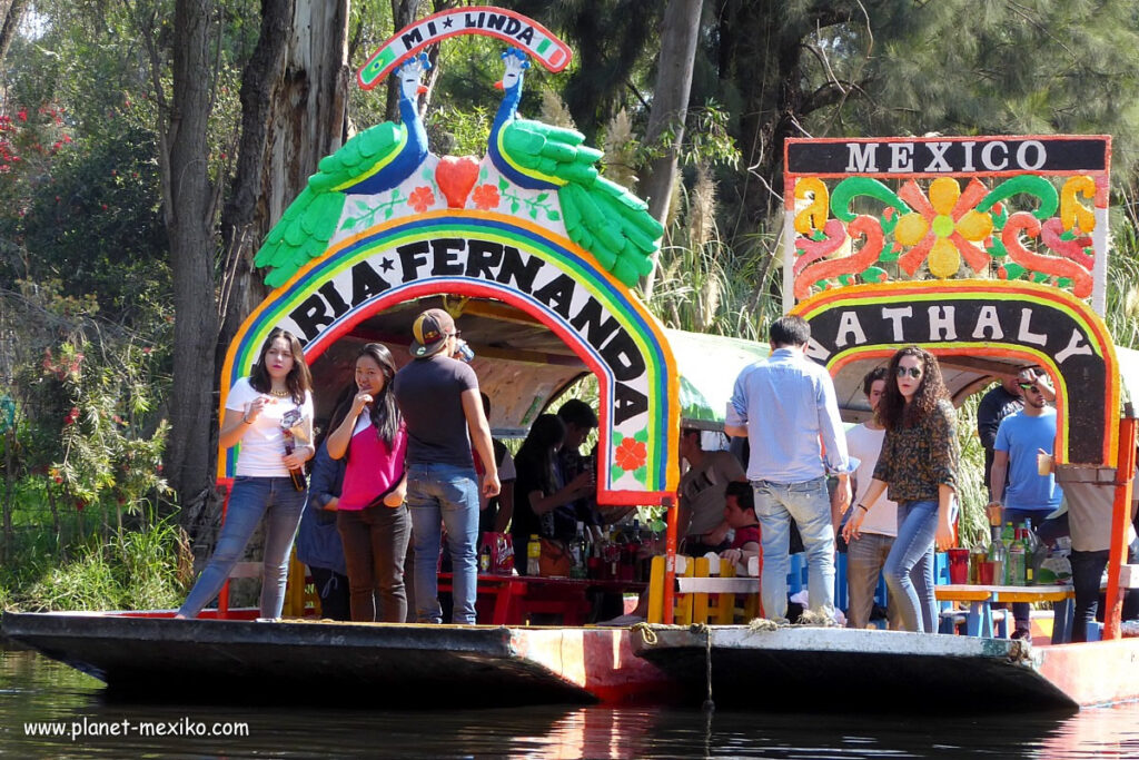 Xochimilco schwimmende Gärten in Mexiko-Stadt