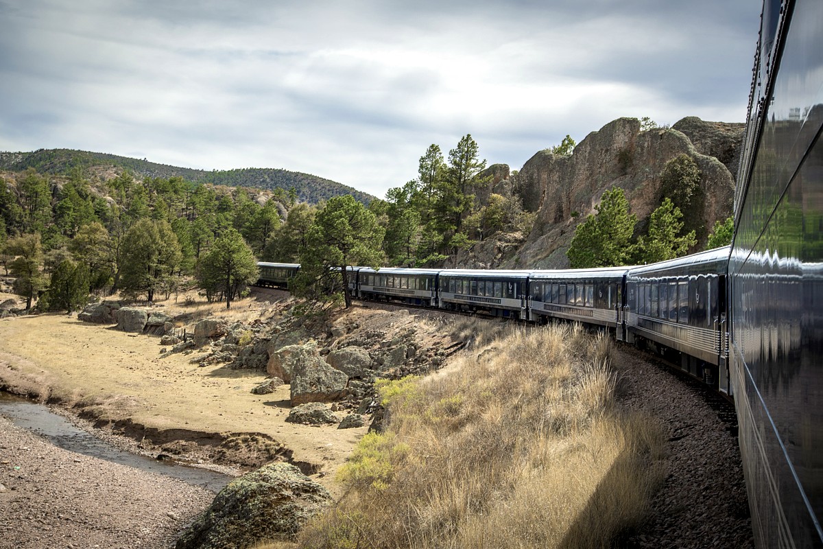 Zug durch die Sierra Madre in Chihuahua