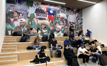 Zuschauer und Fans der Fussball-WM in Mexiko