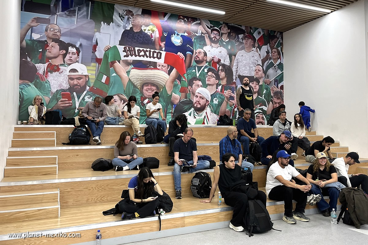 Zuschauer und Fans der Fussball-WM in Mexiko