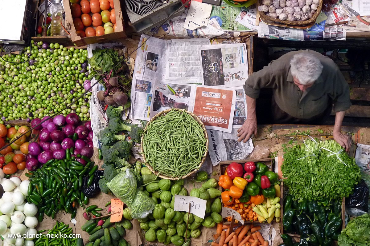 Frische Zutaten vom Markt